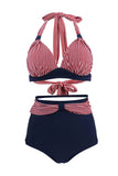 Svarta Prickar Grimma Bikini Set