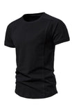 Svart Sommar T-shirt För Män