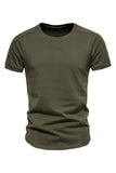 Svart Sommar T-shirt För Män