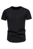 Svart Sommar T-shirt För Män