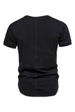 Svart Sommar T-shirt För Män