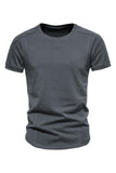 Svart Sommar T-shirt För Män