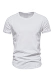 Svart Sommar T-shirt För Män
