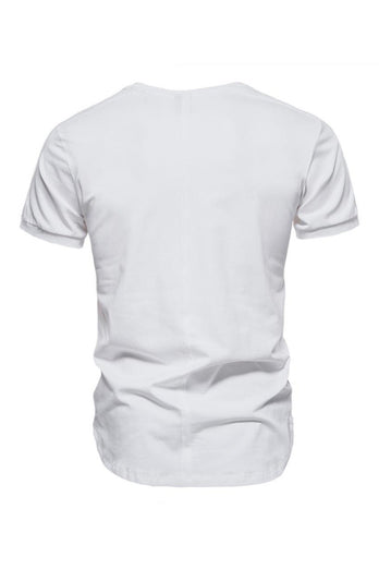 Svart Sommar T-shirt För Män