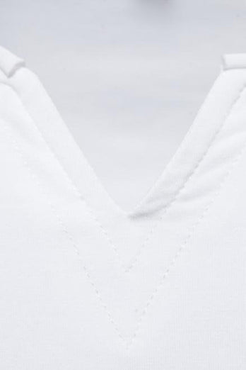 Svart Ärmlös V-hals Sommar T-shirt för Män