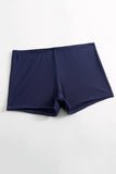 Svart i Ett Stycke Baddräkt med Shorts