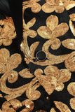 Blazer Slim Fit Solid One Button Business Gold Suit Jacket