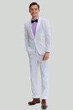 Slim Fit 2-Delat Kostym Set En Knapp Shawl Lapel Kostym Herr