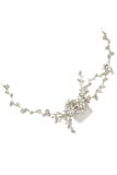 Rhinestone Blomma Brud Tiara