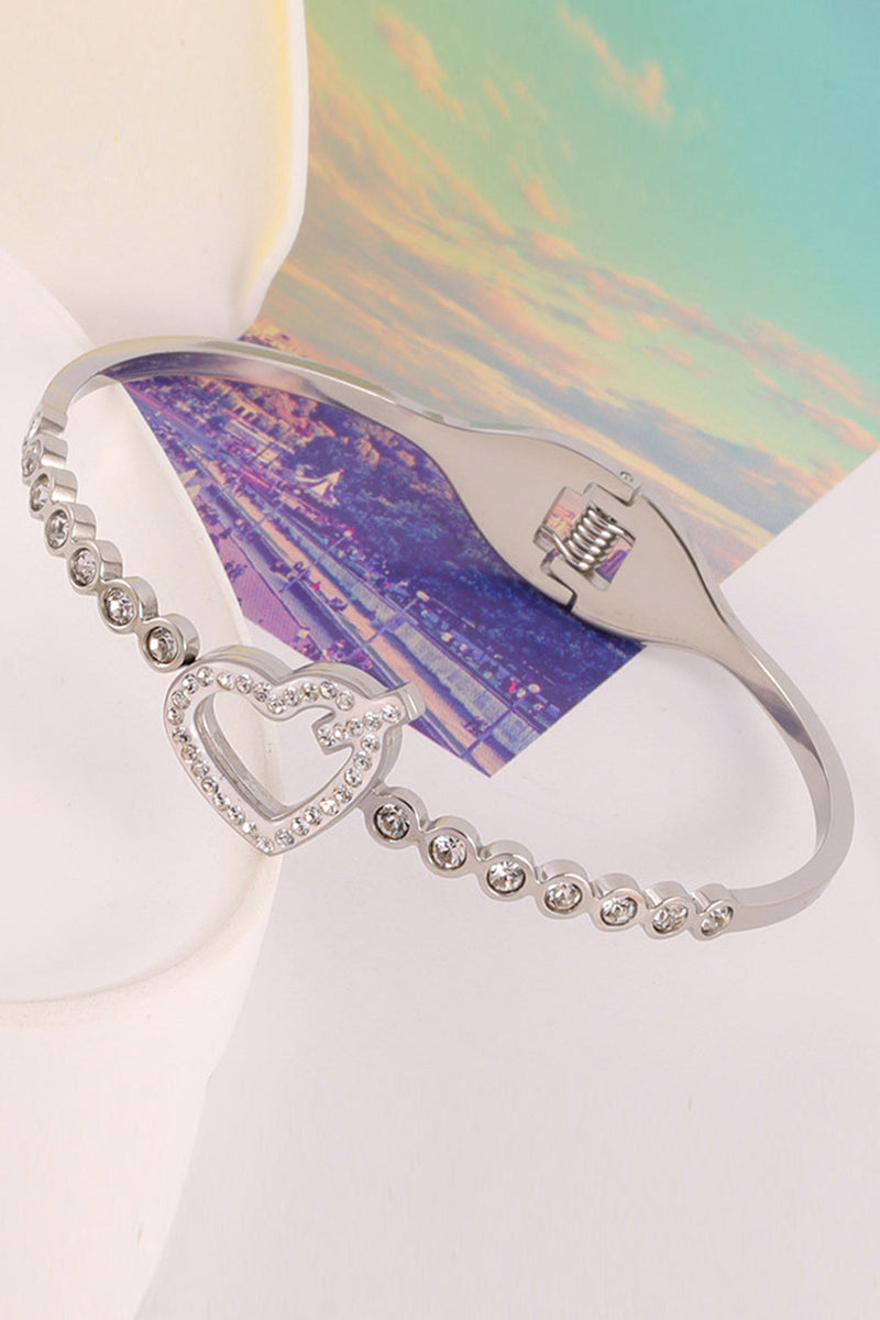 Load image into Gallery viewer, Titan Steel Heart Tegel armband