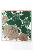 Load image into Gallery viewer, Grön fyrkantig tryckt halsduk huvudstycke
