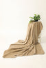 Load image into Gallery viewer, Thick Coral Fleece Khaki Blanket