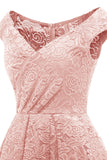 Blush Vintage Spets Festklänning