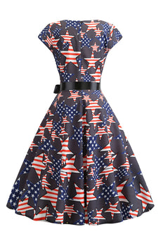 American Flag Printed Vintage Kläder