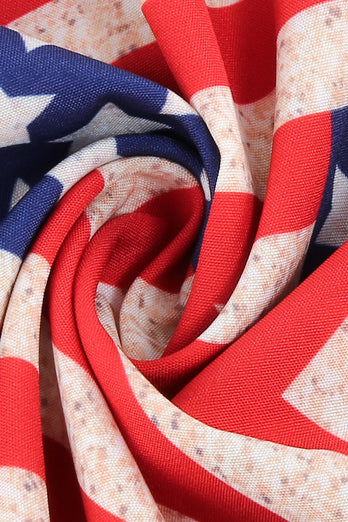 American Flag Print Vintage Kläder