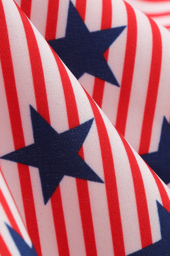 American Flag Stars Print Vintage Kläder