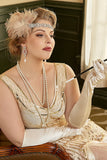 Champagne Drop Örhängen Halsband 1920-talet Party Tillbehör Set