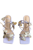 Cross Strap Butterfly Stiletto Hög klack