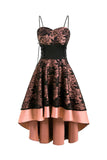 Blush Lace Hög-låg Halloween Klänning