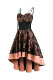 Blush Lace Hög-låg Halloween Klänning