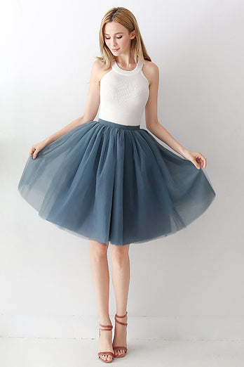 Klassisk elastisk 5 lager Tyll Tutu kjol