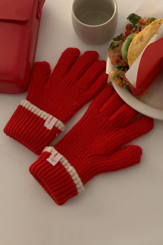 Julklapp Röda termiska handskar