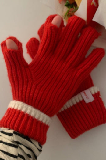 Julklapp Röda termiska handskar