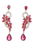 Gröna Rhinestone pärlpärlor örhängen