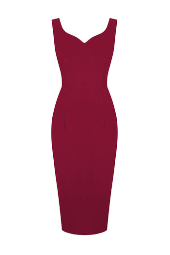 Svart Bodycon 1960-tal Klänning