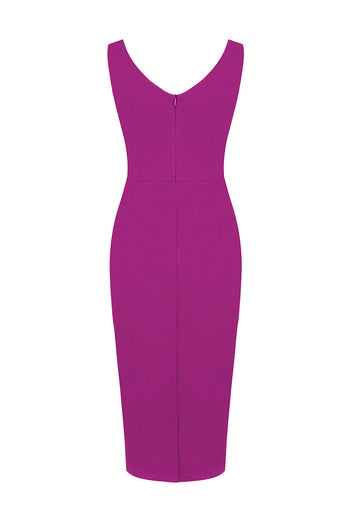 Svart Bodycon 1960-tal Klänning