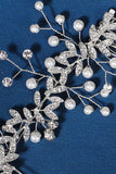 Handgjorda Strass Pärlor Brud Hår Accessoarer