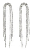 Silver Tofs Strass Örhängen