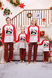 Family Red Plaid God Jul Pyjamasset