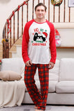 Family Red Plaid God Jul Pyjamasset