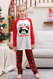 Family Red Plaid God Jul Pyjamasset