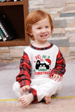Family Red Plaid God Jul Pyjamasset