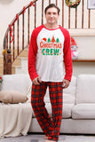 Family Red Plaid God Jul Pyjamasset