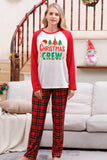 Family Red Plaid God Jul Pyjamasset