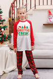 Family Red Plaid God Jul Pyjamasset