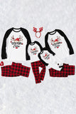 Rutig jul matchande familjetryck Pyjamas
