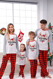 Rutig jul matchande familjetryck Pyjamas