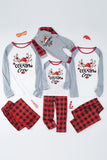 Rutig jul matchande familjetryck Pyjamas