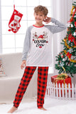 Rutig jul matchande familjetryck Pyjamas