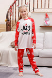 Snögubbe Tryck Röd Jul Matchande Familj Pyjamas