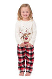 Jul Vit Hjort Familj Matchande Pyjamas Set