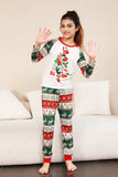Röd Grön Familj Julgran Pyjamas Set