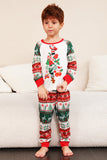 Röd Grön Familj Julgran Pyjamas Set