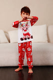 Red Deer Print Familjens julpyjamas