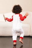 Red Deer Print Familjens julpyjamas