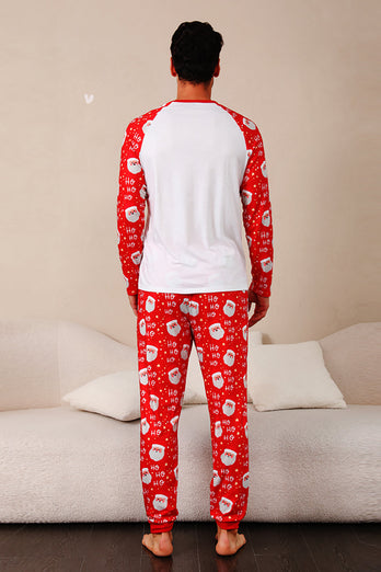 Red Deer Print Familjens julpyjamas